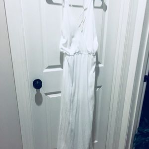 White Maxi, Strap Dress